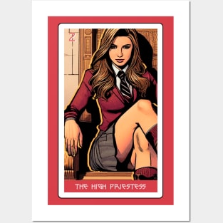 the high priestess - house of anubis tarot card Posters and Art